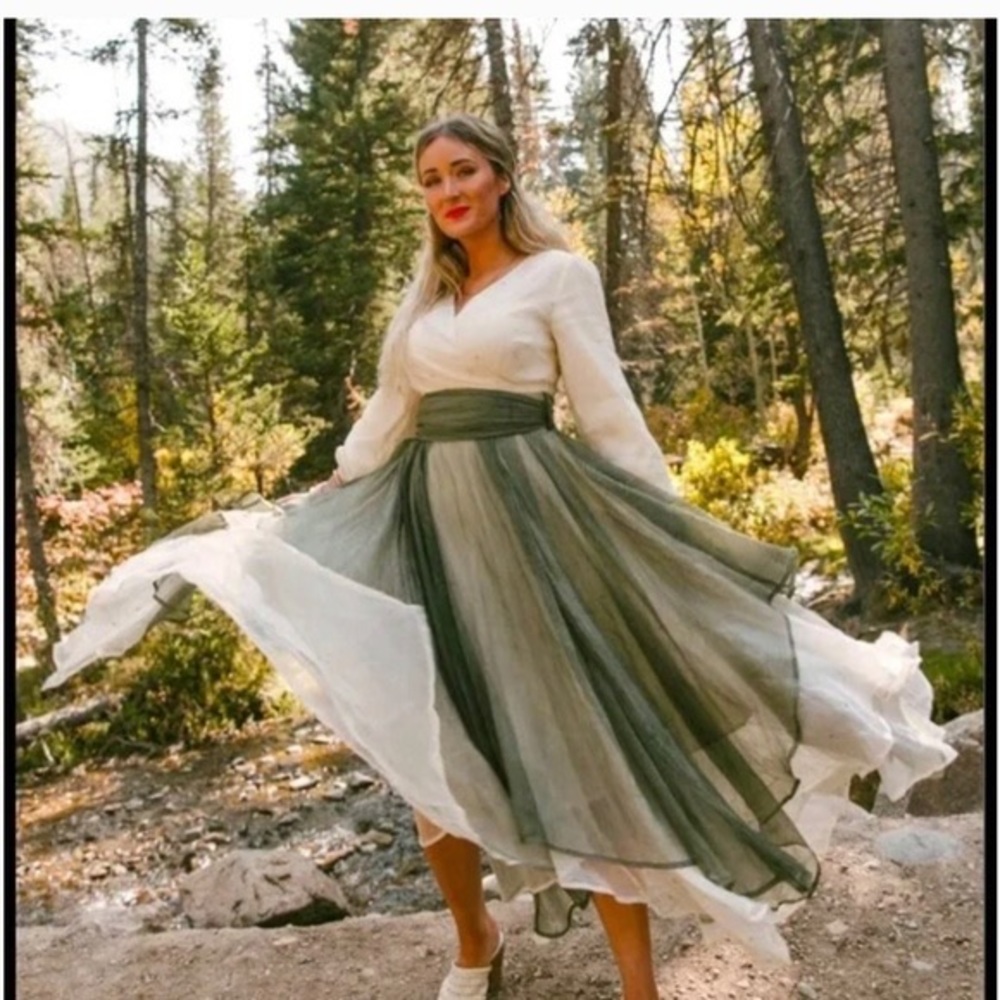 RARE Ivy City Co Green Woodland Dress BNWT - Picture 6 of 13